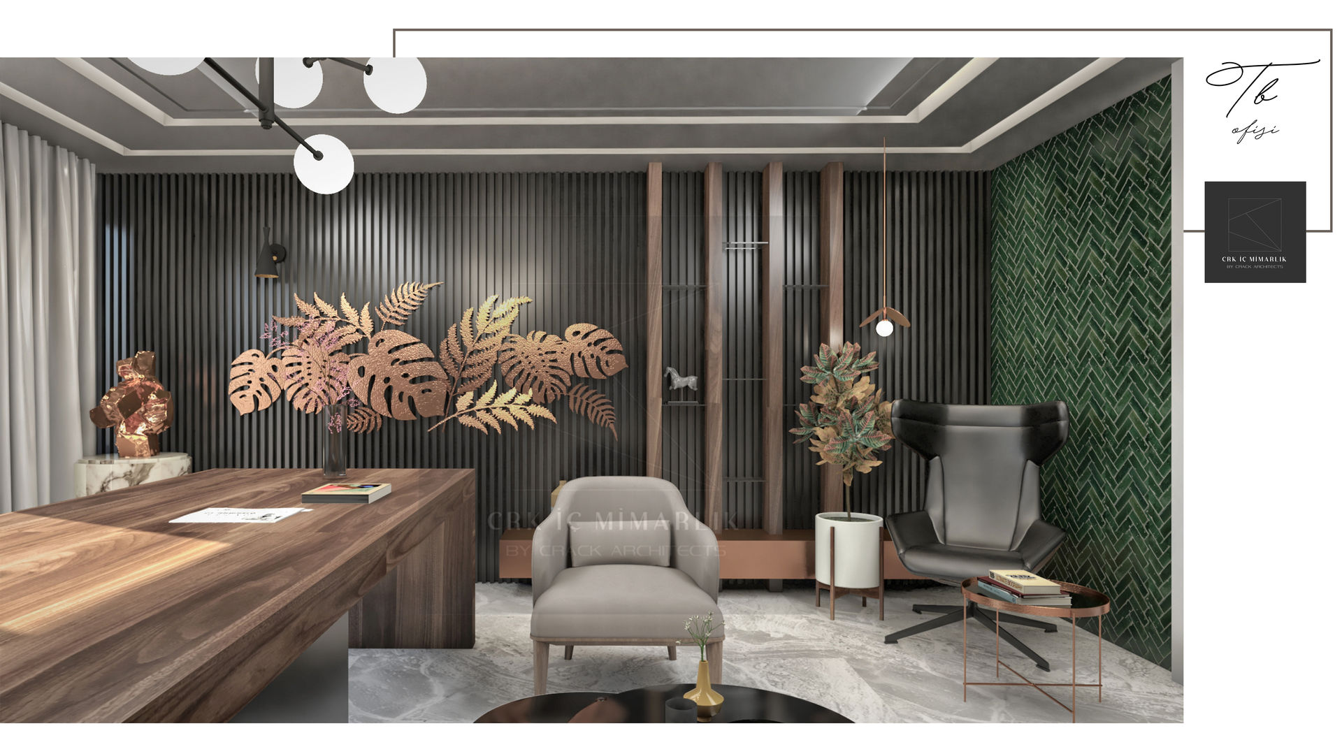 Sultan Ahmet Ofis Projesi, CRK İÇ MİMARLIK CRK İÇ MİMARLIK Ruang Komersial Kayu Wood effect Office spaces & stores