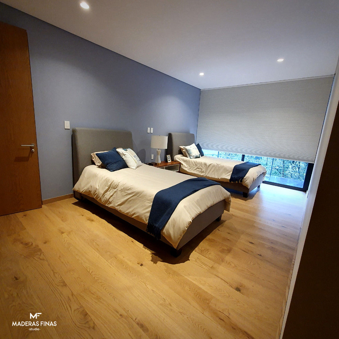 Proyectos Residenciales, Maderas Finas Studio Maderas Finas Studio Small bedroom Wood Wood effect
