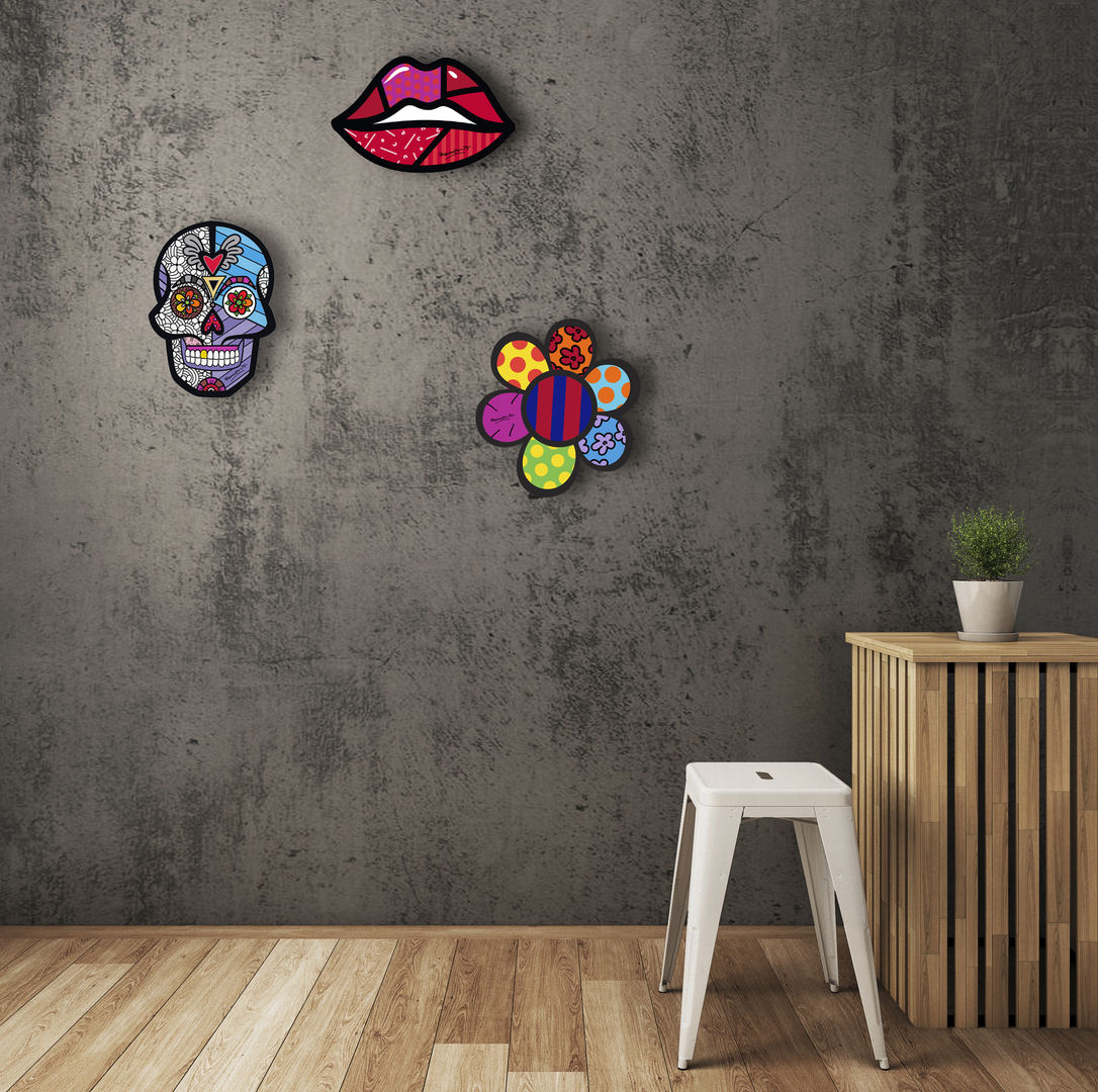 Art Panels Rombero Britto, Creativando Srl - vendita on line oggetti design e complementi d'arredo Creativando Srl - vendita on line oggetti design e complementi d'arredo Walls