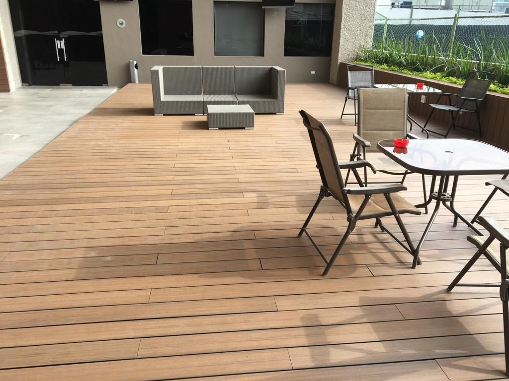 Tabla WPC piso deck y muro de Terraza, Tek Products Monterrey Tek Products Monterrey