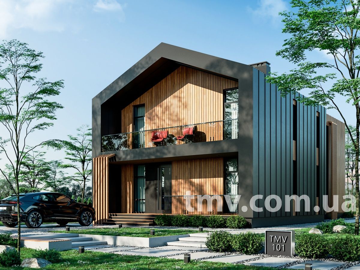 Проект стильного дома со вторым светом TMV 101, TMV Homes TMV Homes