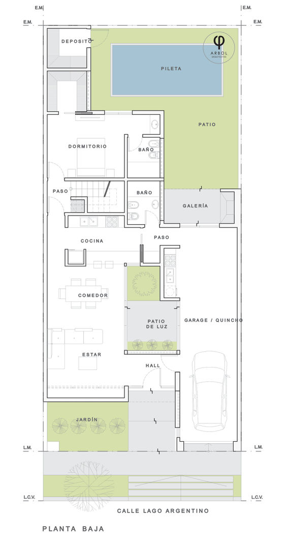 CASA LT, ARBOL Arquitectos ARBOL Arquitectos Nhà phong cách tối giản