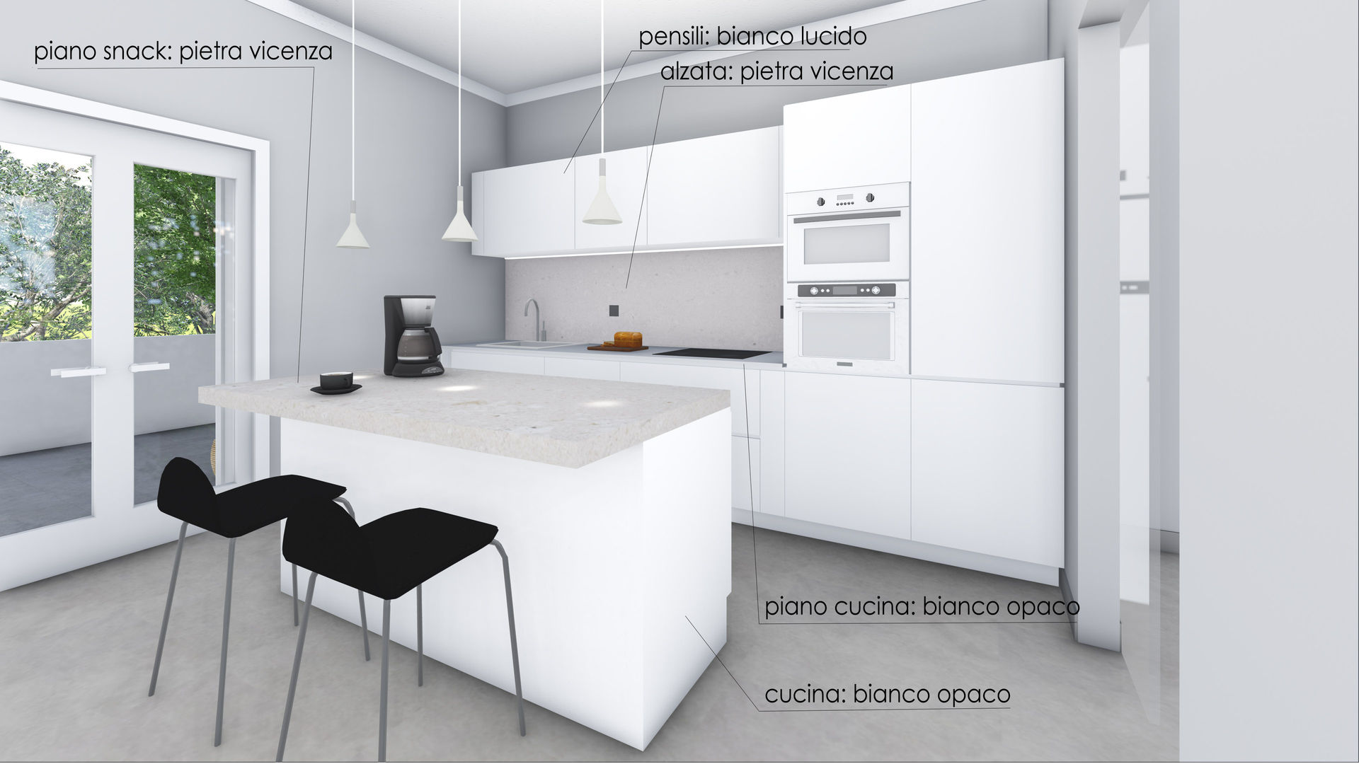 Ristrutturazione ed efficientamento energetico di una villetta a schiera, Studio Dalla Vecchia Architetti Studio Dalla Vecchia Architetti Built-in kitchens