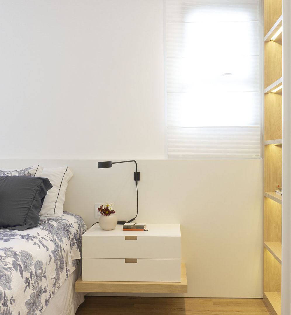 J&L | Alphaville, Marcela Wandenkolk Arquitetura Marcela Wandenkolk Arquitetura Small bedroom Дерево Дерев'яні