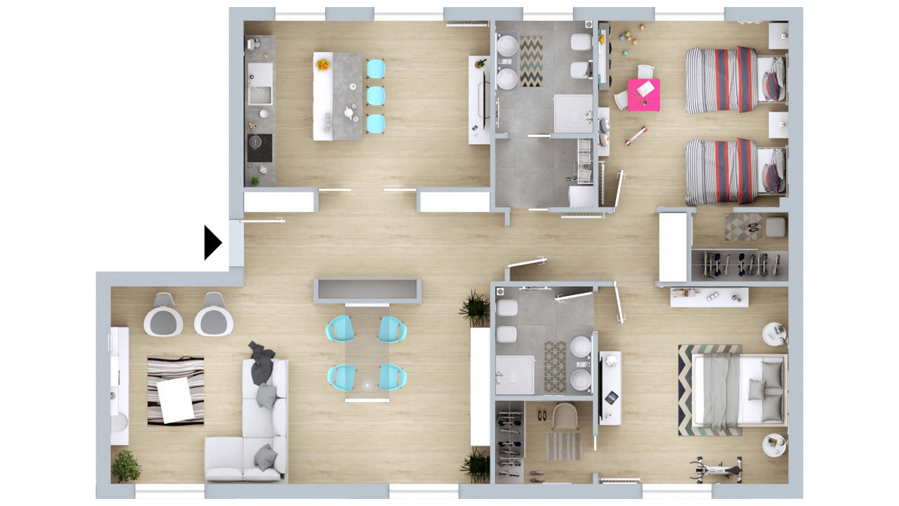 10 Planimetrie Ispiratrici per Organizzare al Meglio la Casa | homify