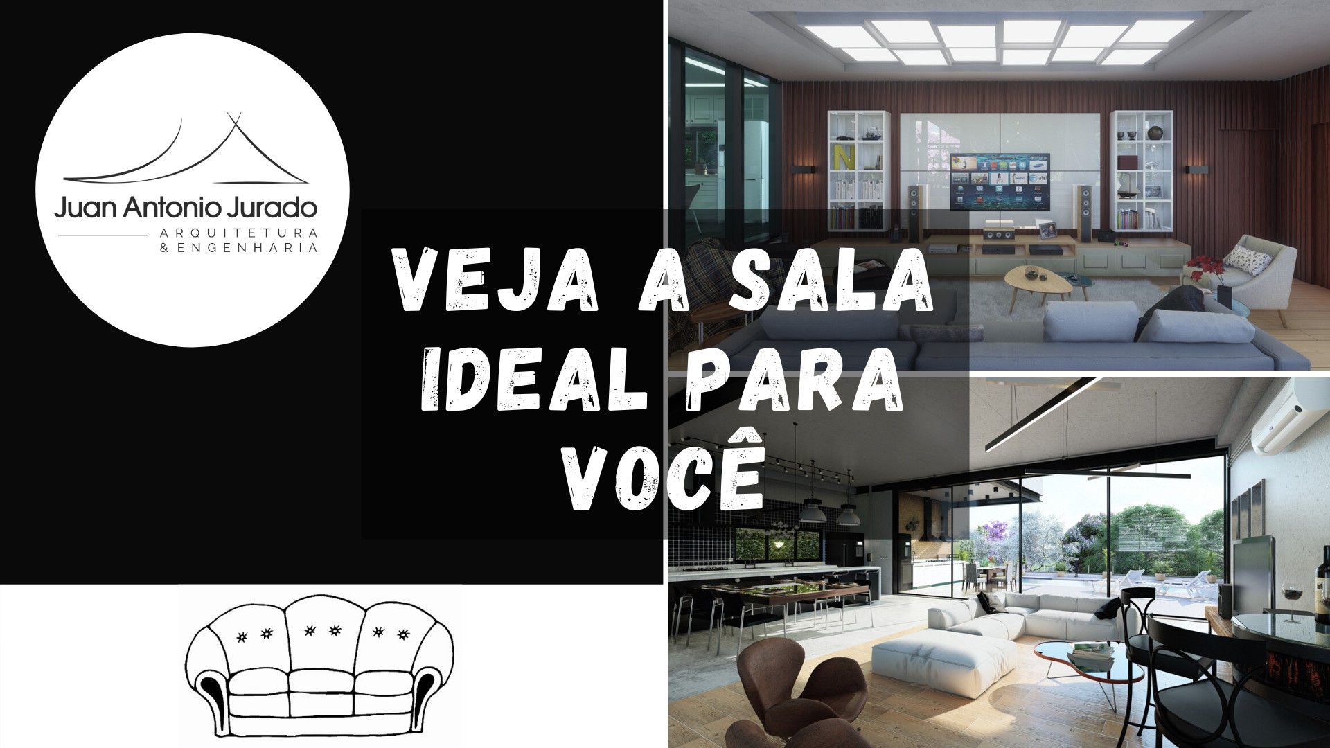 Presença ONLINE na criação de Novos Projetos, Juan Jurado Arquitetura & Engenharia Juan Jurado Arquitetura & Engenharia Modern living room