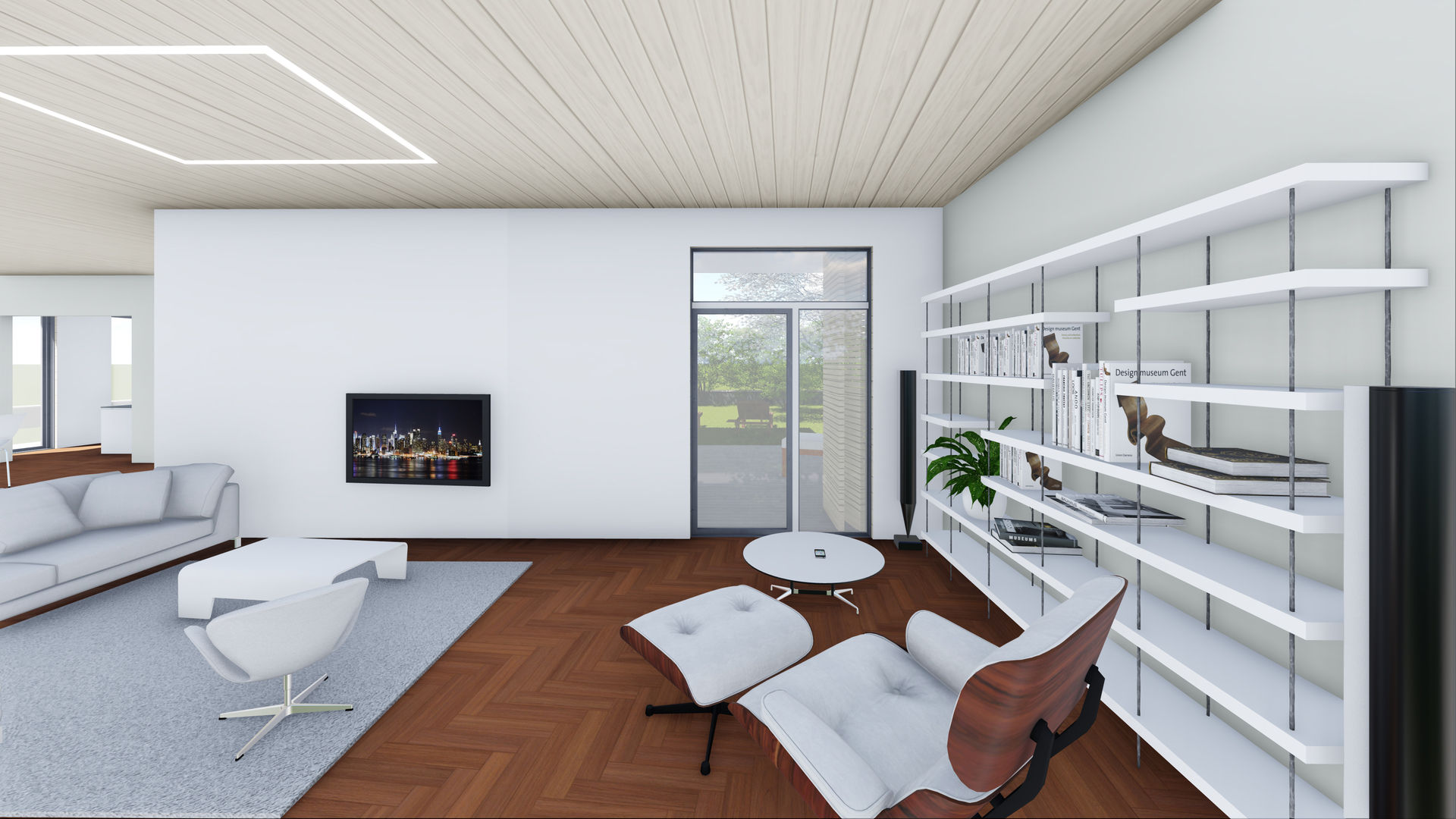 Progettazione case in legno, Studio Dalla Vecchia Architetti Studio Dalla Vecchia Architetti Modern living room