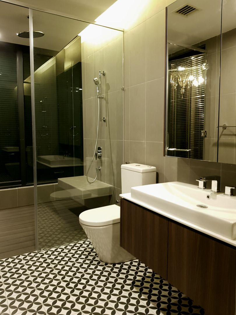 Ampersand Condo, DFO Resources (M) Sdn Bhd DFO Resources (M) Sdn Bhd Asian style bathroom Tiles