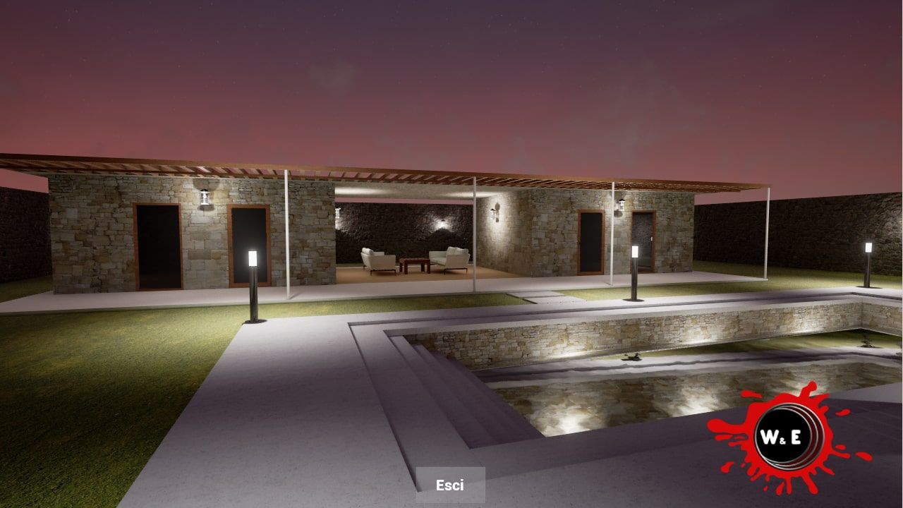 Rendering realtime architettura , Studio Rendering ed Animazione 3d - W & E srl Studio Rendering ed Animazione 3d - W & E srl 物置