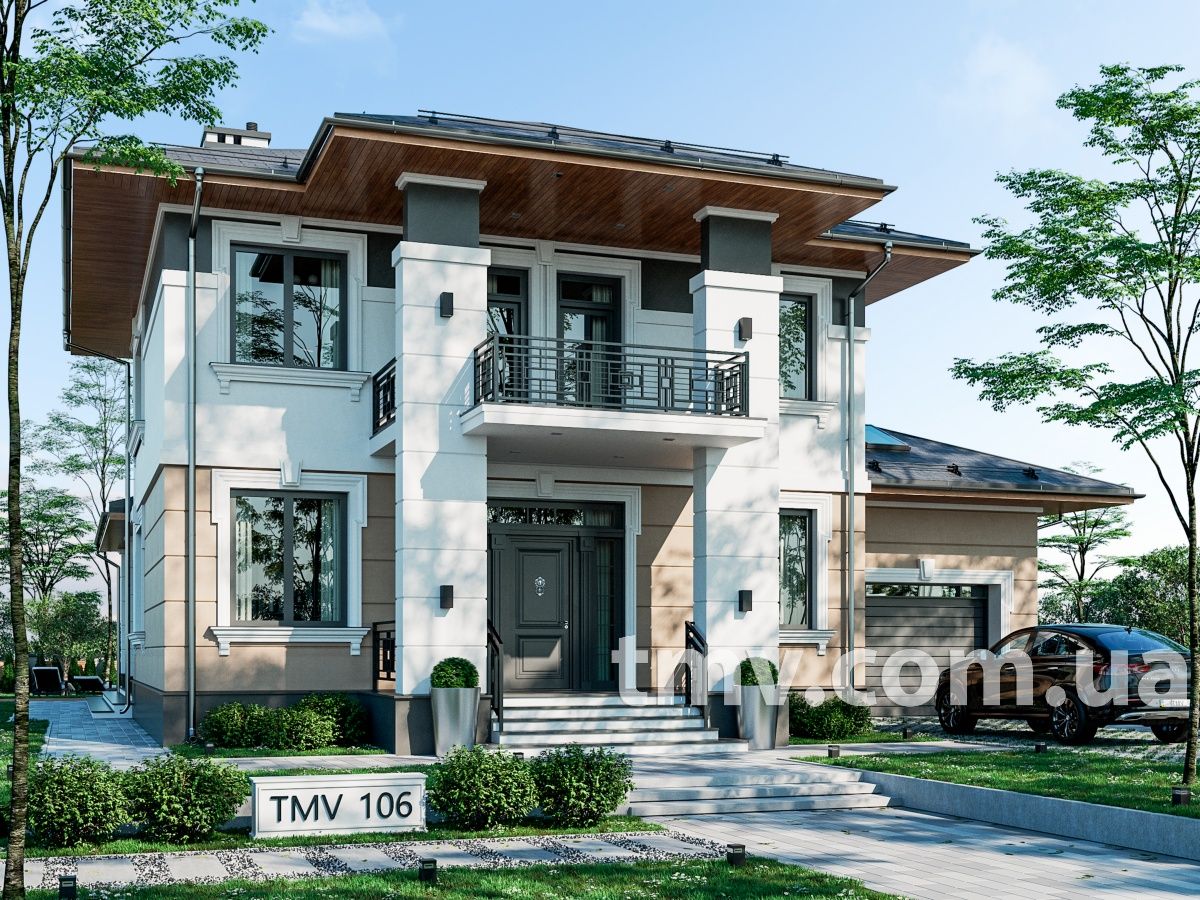 Проект стильного двухэтажного особняка TMV 106, TMV Homes TMV Homes