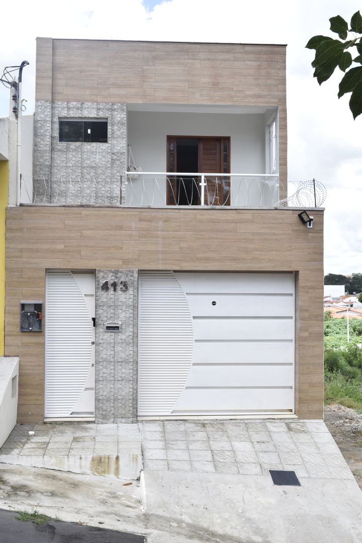 PROJETO DE RESIDENCIA L&J, Trígono Arquitetos Associados Trígono Arquitetos Associados Case moderne