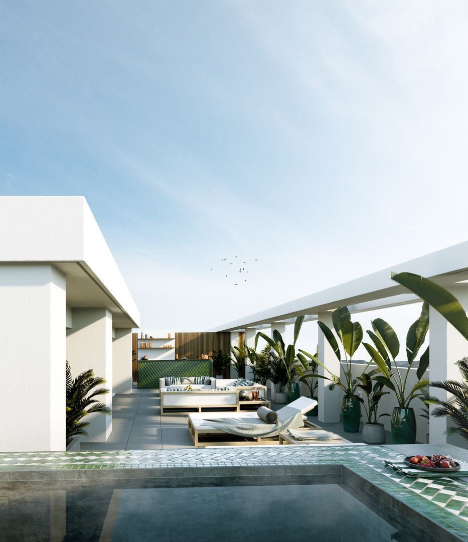 Inêz Fino Interiores , Inêz Fino Interiors, LDA Inêz Fino Interiors, LDA Modern pool