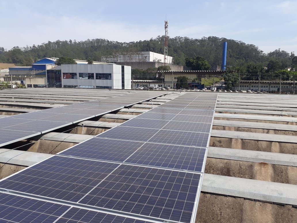 Sistema Gerador de Energia Elétrica por Fonte Solar Fotovoltaica Cummer Participações Mauá-SP, Vegasolar Energia Vegasolar Energia Espaços comerciais Edifícios comerciais