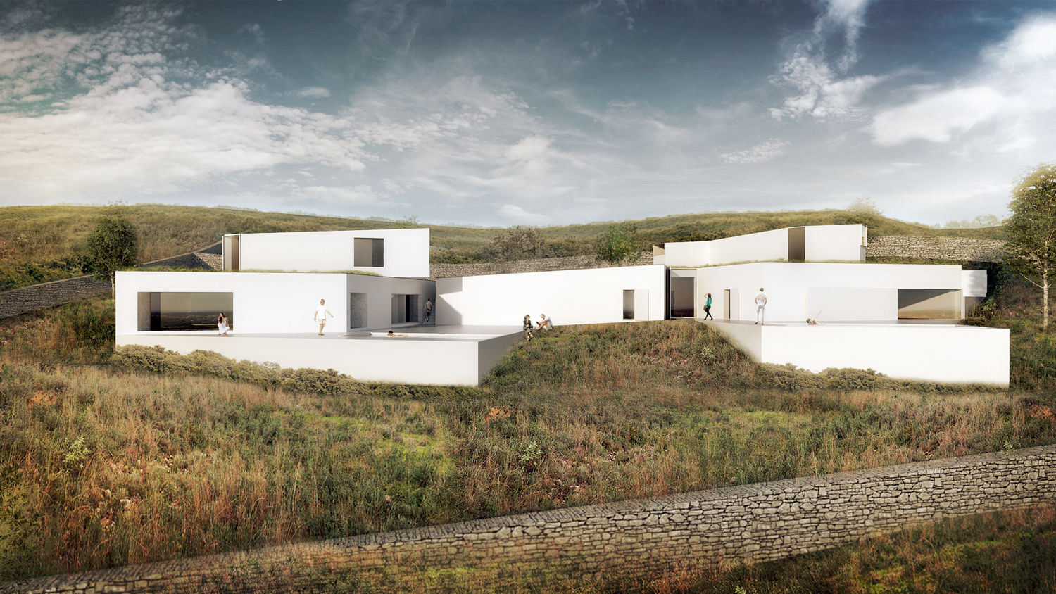 House in Pé do Cerro, Faro, Portugal, AAP - ASSOCIATED ARCHITECTS PARTNERSHIP AAP - ASSOCIATED ARCHITECTS PARTNERSHIP 일세대용 주택