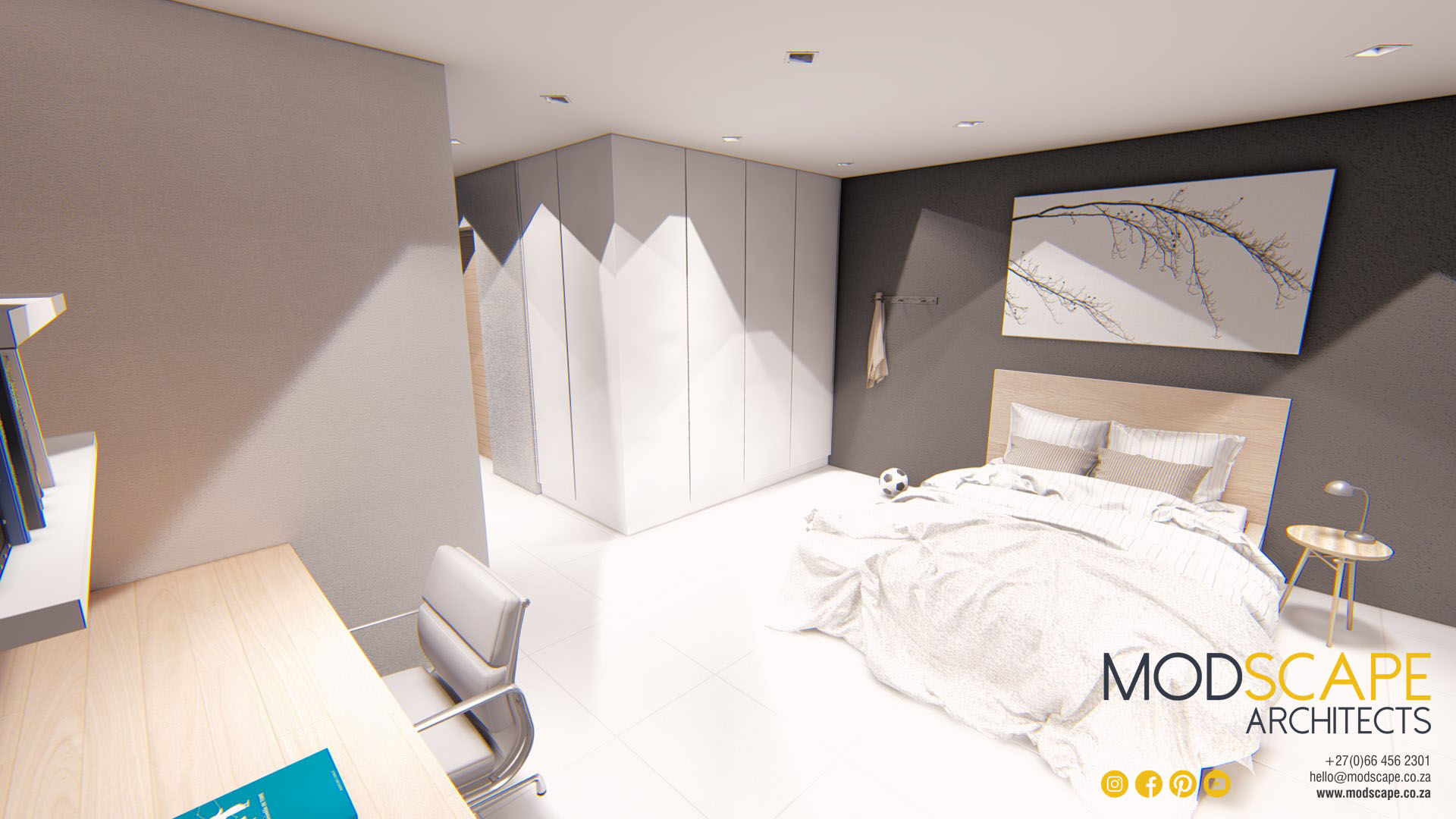 The new bedroom Modscape Architects Modern style bedroom