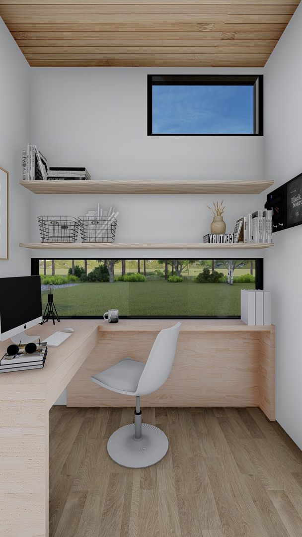 Home Office / Oficina modular / Cuarto de entretención / Oficina prefabricada homify