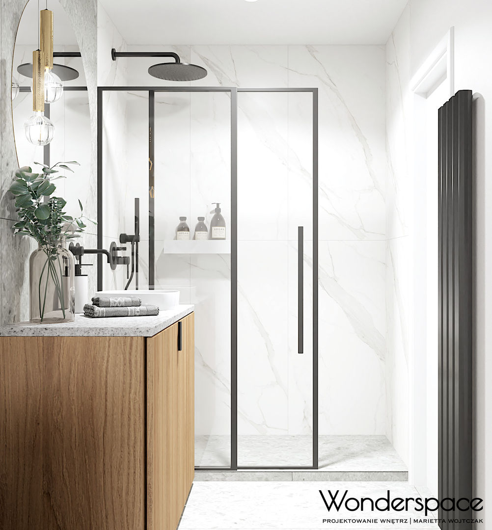 Mieszkanie w beżu, Wonderspace Wonderspace Modern bathroom