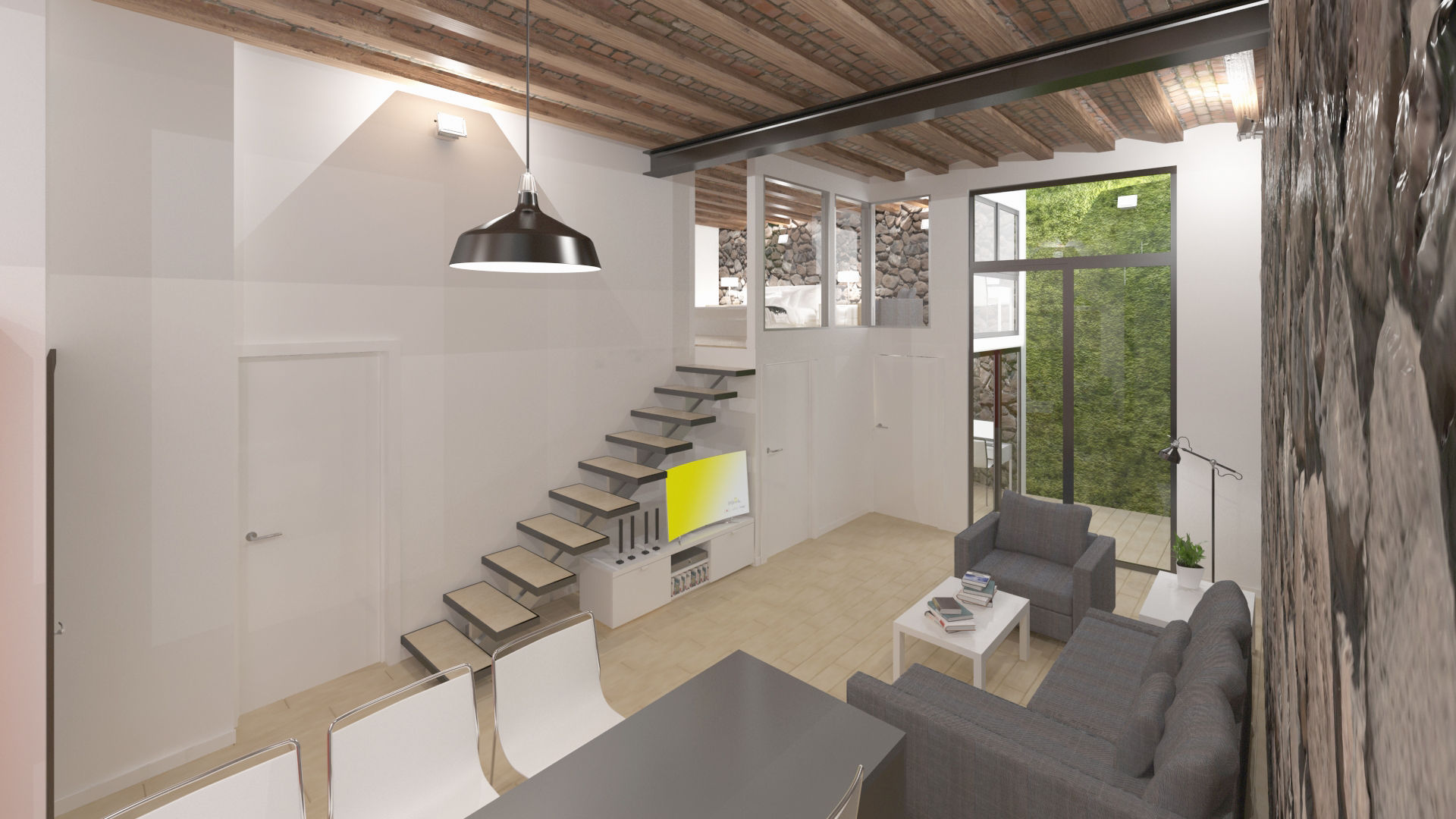 Duplex en centro histórico en el Barrio del Born de Barcelona homify