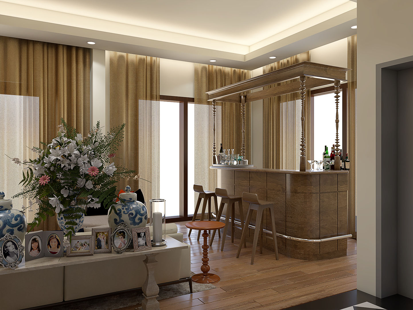Perfect Transitional Design in a Spectacular Home in New Delhi | homify