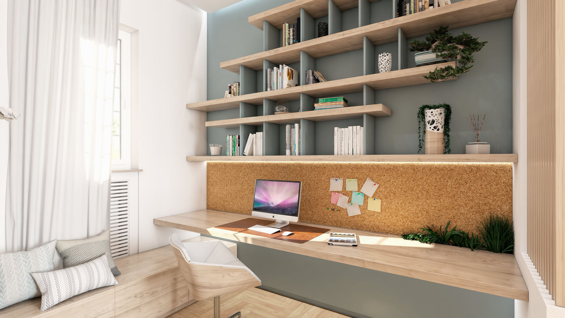 HOME OFFICE in Milan, Letizia Alessandrini - Yacht & Interior Design Letizia Alessandrini - Yacht & Interior Design Modern study/office Wood Wood effect