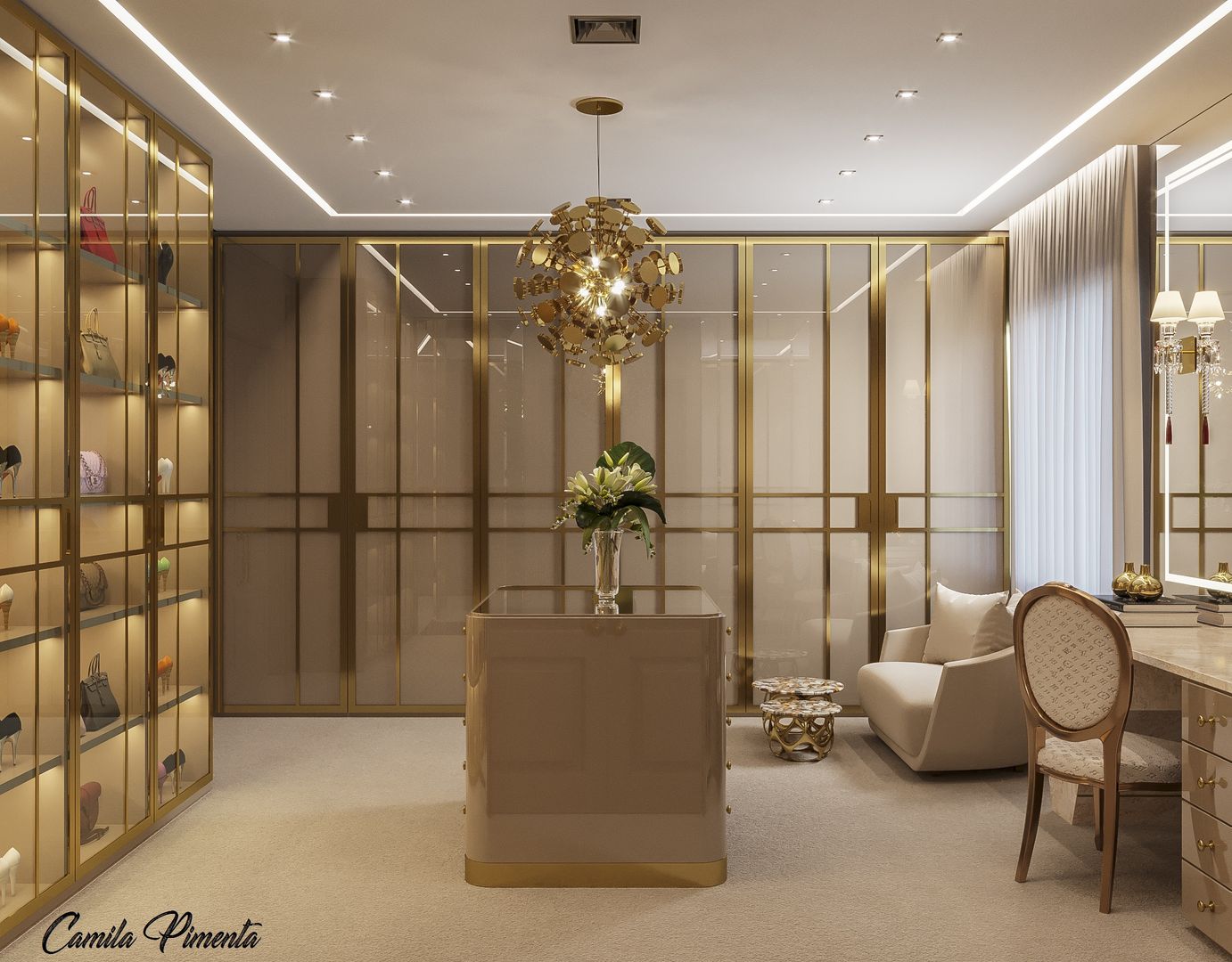 Projeto de Interiores de Closet em Residência de São Paulo | homify