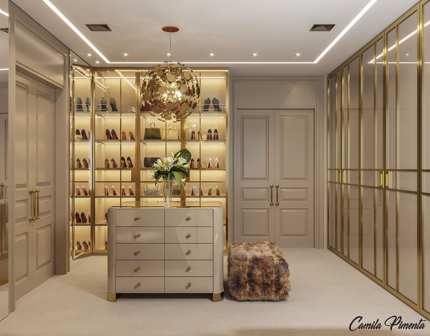 Projeto de Interiores de Closet em Residência de São Paulo | homify