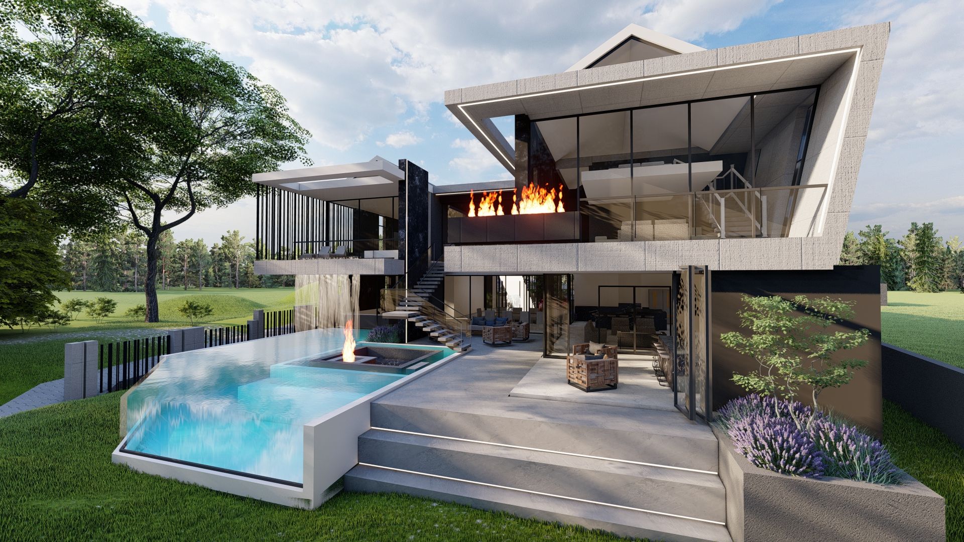 ULTRA MODERN RESIDENCE, FRANCOIS MARAIS ARCHITECTS FRANCOIS MARAIS ARCHITECTS منازل