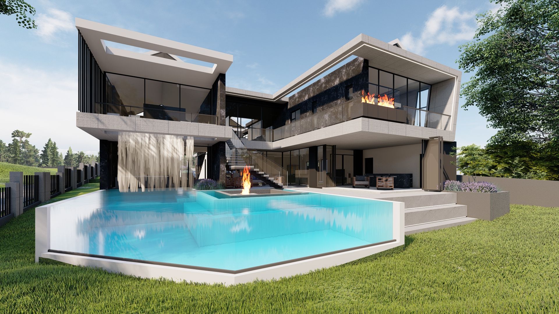 ULTRA MODERN RESIDENCE, FRANCOIS MARAIS ARCHITECTS FRANCOIS MARAIS ARCHITECTS Modern houses