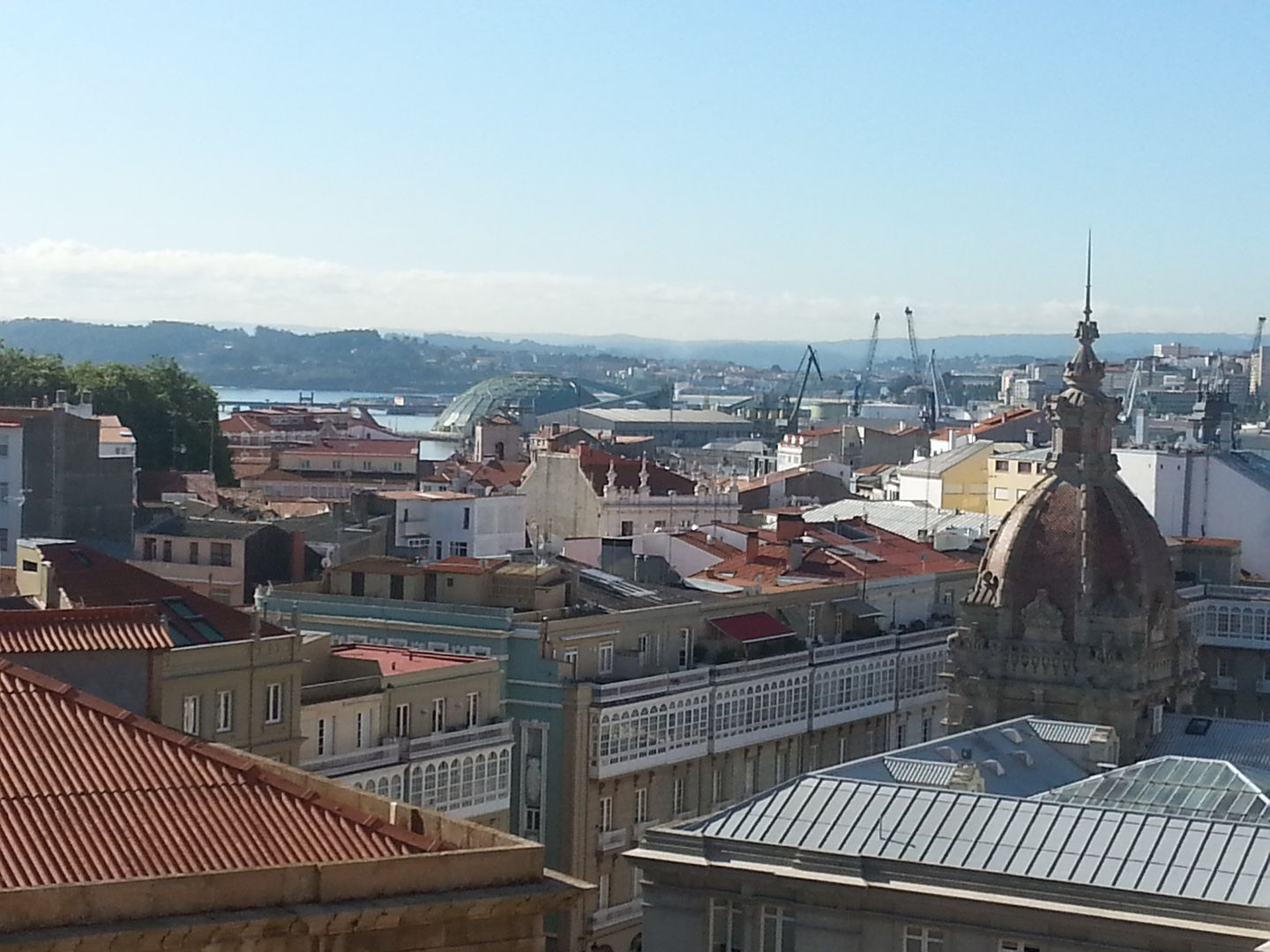 Vistas desde salón, estudio y dormitorios Ana Cabo