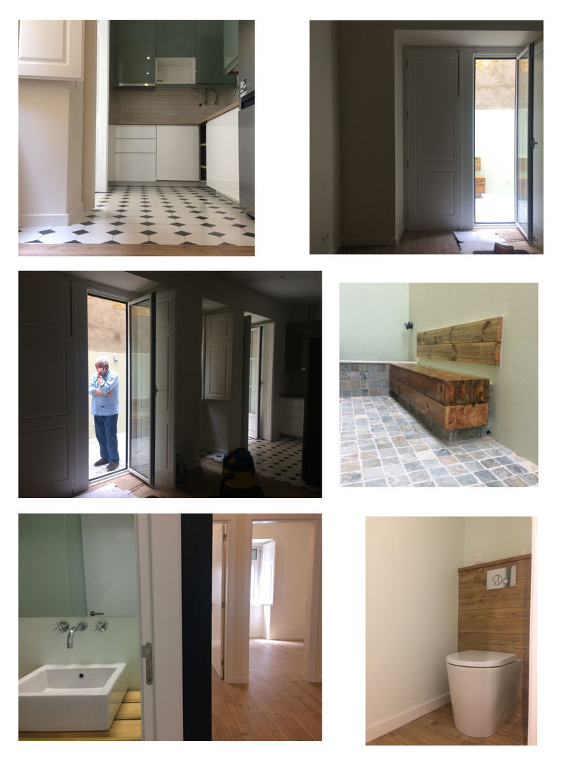 Remodelação de Apartamento em Arroios, CSR Construção e Reabilitação Lda CSR Construção e Reabilitação Lda Suelos