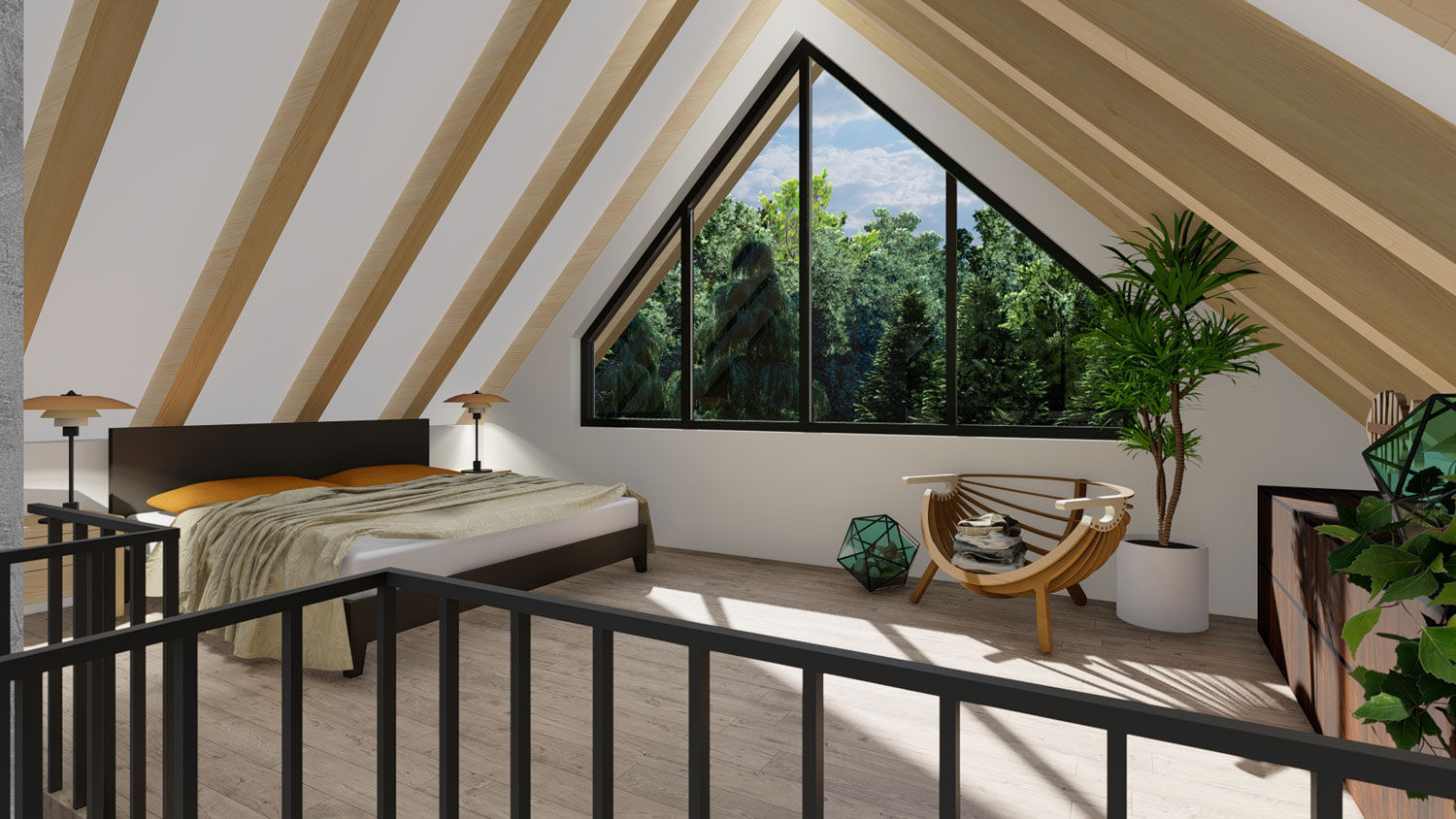 "Altes Häuschen" - Umbau - Innenarchitektur - Visualisierung, MITKO DESIGN MITKO DESIGN Modern style bedroom