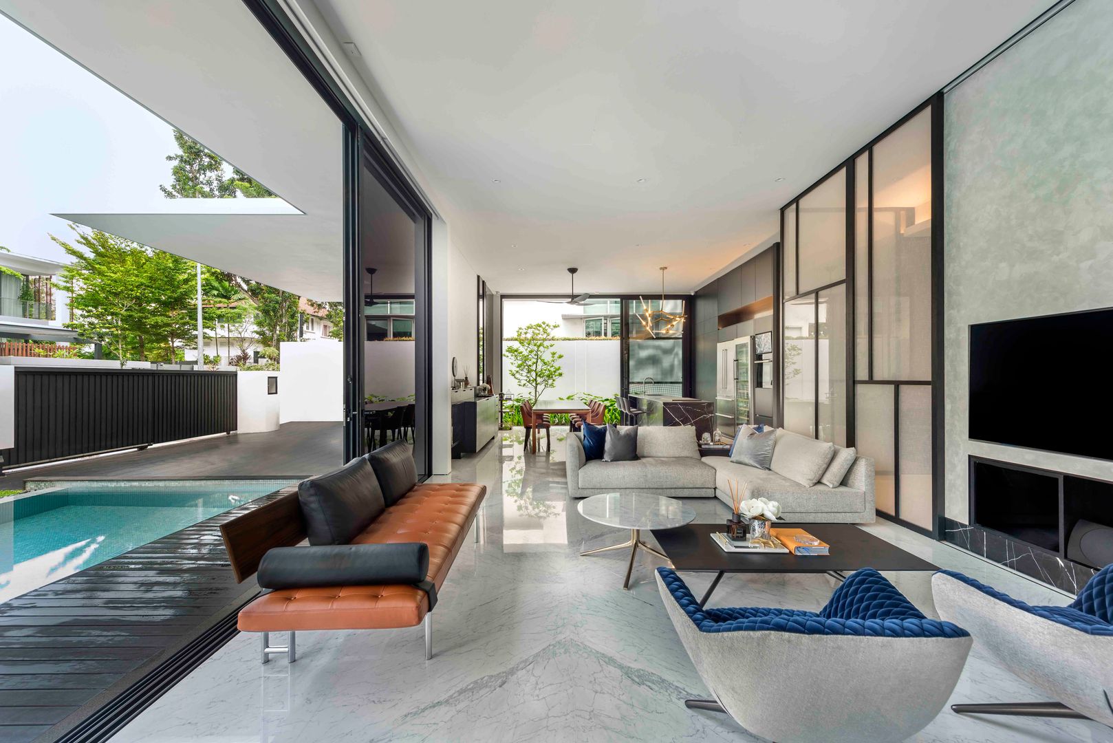 Eave House, ming architects ming architects Salas de estar modernas