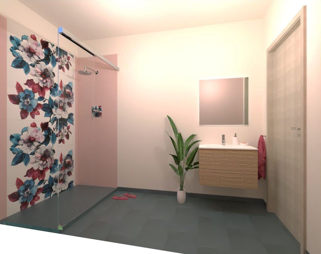 Decori 3D, Abitare Abitare Modern bathroom Ceramic