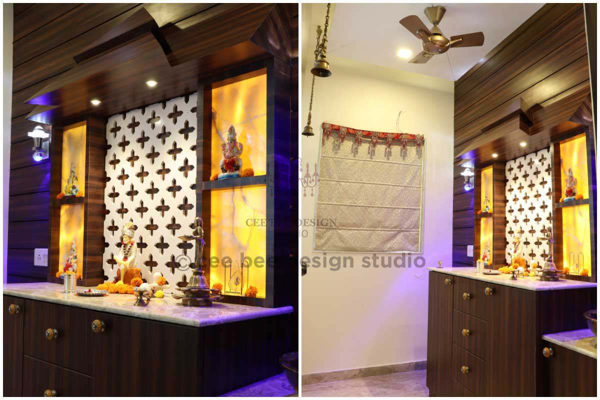 Mandir Cee Bee Design Studio Modern living room