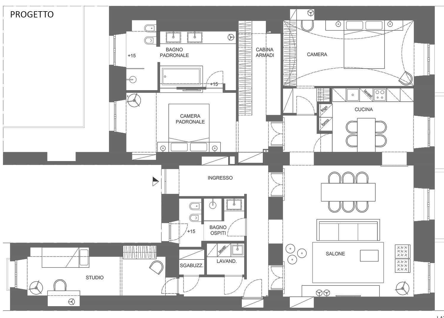 Stato di fatto Onice Architetti