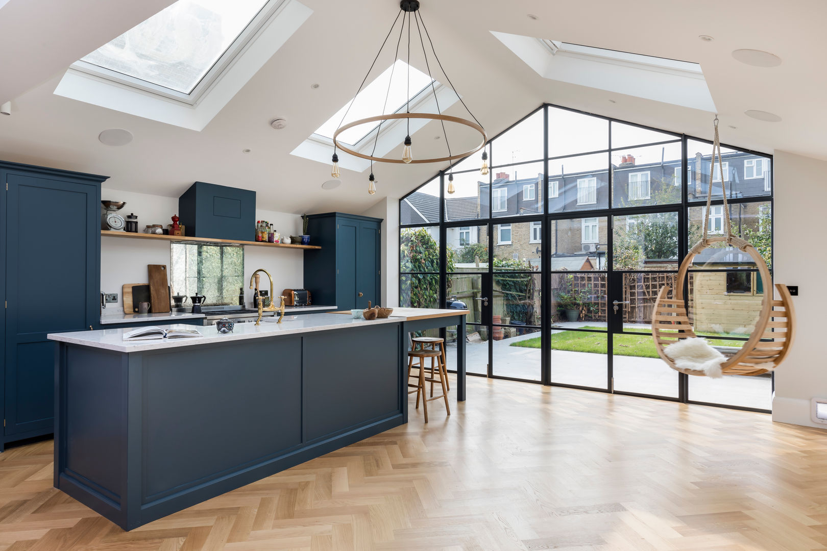 Rear extension, loft conversion and full house renovation Proficiency Modern kitchen