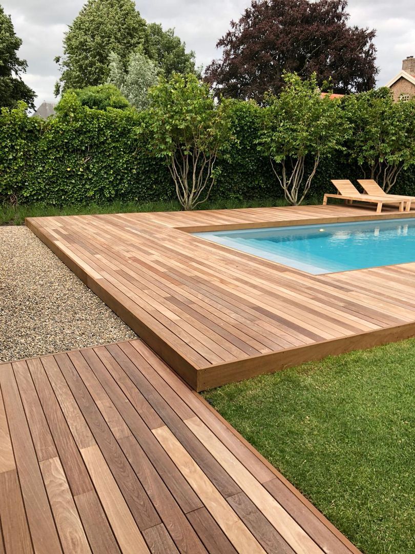 Exterpark Magnet Ipè Casa Privata Olanda, Exterpark Exterpark Floors Solid Wood Multicolored