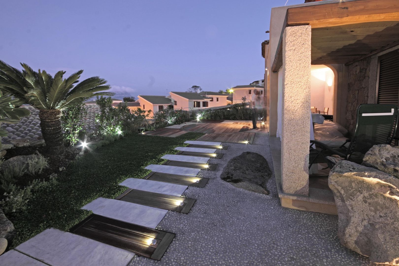 Veranda e giardino in Sardegna, Architetto Alessandro spano Architetto Alessandro spano Сад