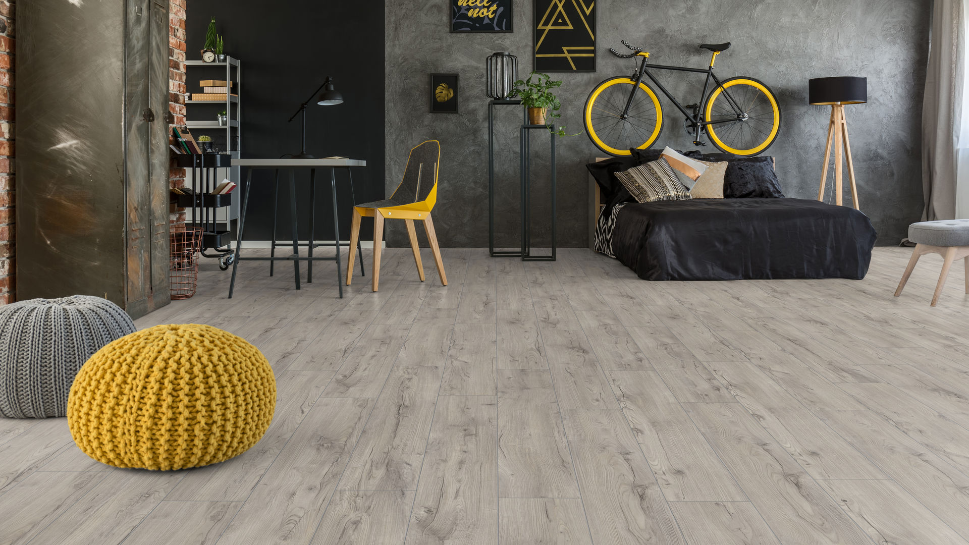 Floorwell Laminat PLUS Echtholz 2020 Kollektion, Floorwell Floorwell 모던스타일 거실 엔지니어드 우드 투명