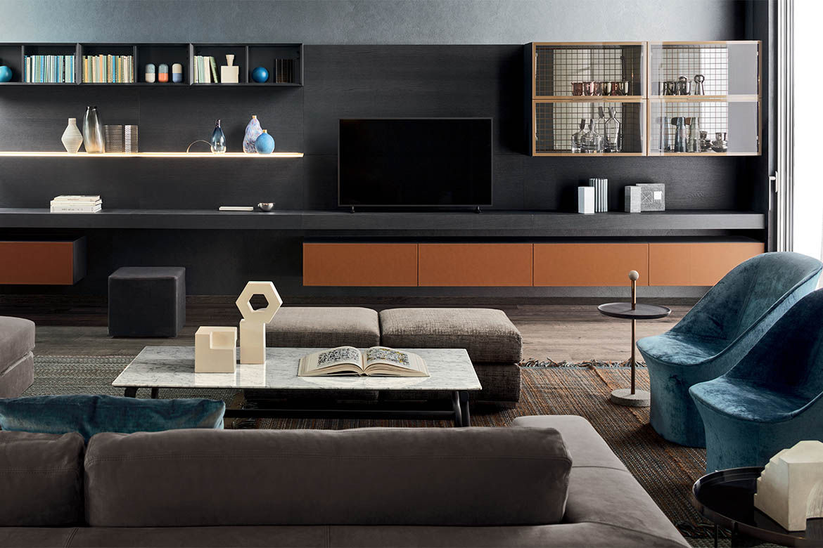 People di Pianca, l'Art de Vivre l'Art de Vivre Modern living room TV stands & cabinets