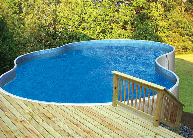 Pavimentare una piscina fuori terra: tante idee marchiate Onlywood, ONLYWOOD ONLYWOOD กำแพง ไม้ Wood effect วัสดุปูพื้นและผนัง