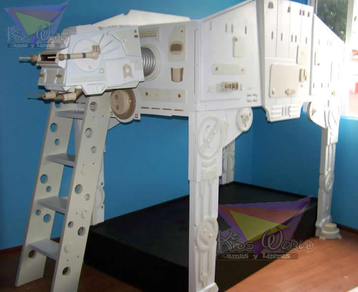 Impresionantes Recamaras de Star Wars, Kids World- Recamaras, literas y muebles para niños Kids World- Recamaras, literas y muebles para niños ห้องนอนเด็ก ไม้เอนจิเนียร์ Transparent เตียงเด็กและเปลเด็ก