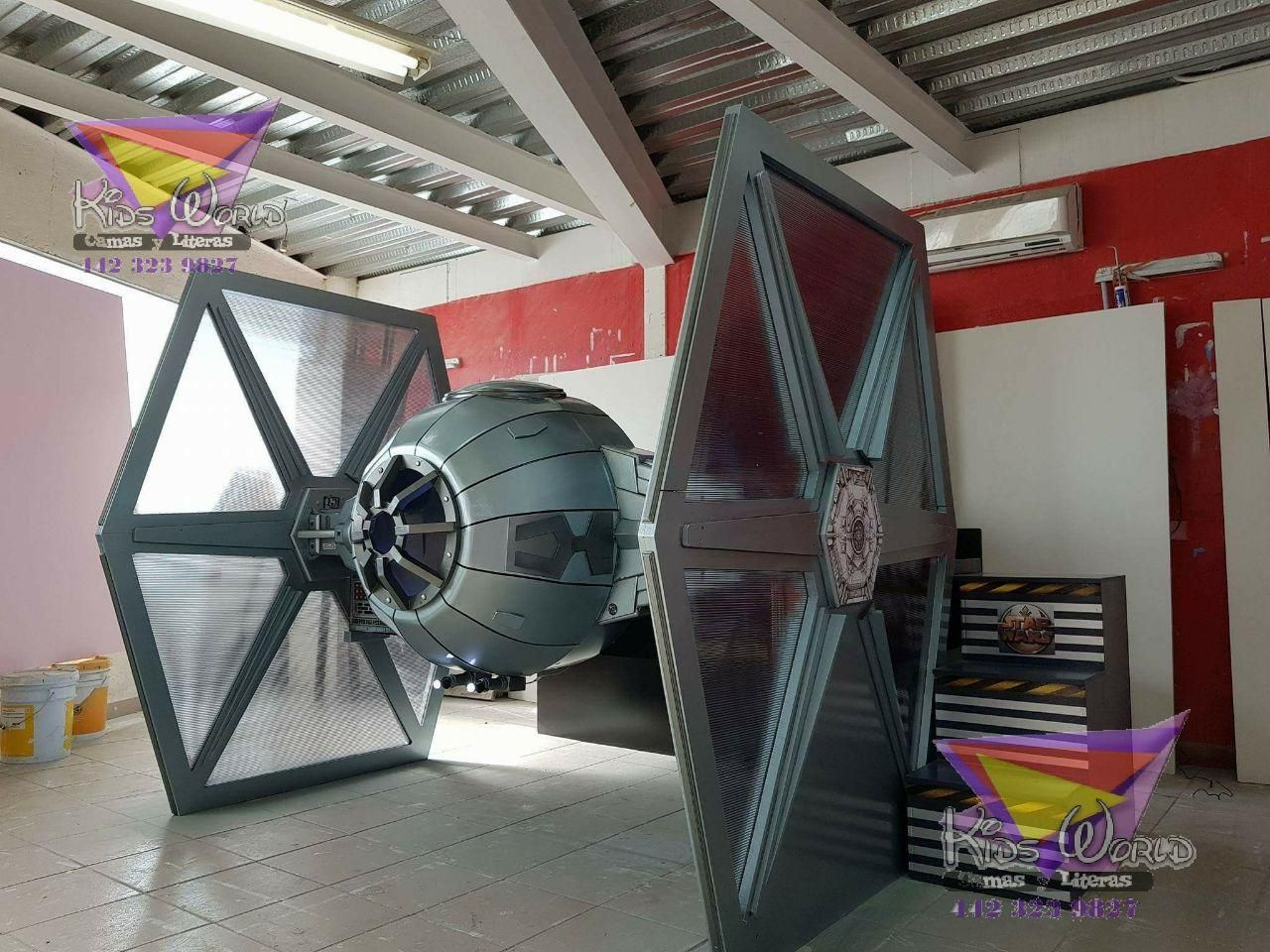 Impresionantes Recamaras de Star Wars, Kids World- Recamaras, literas y muebles para niños Kids World- Recamaras, literas y muebles para niños ห้องนอนเด็ก ไม้เอนจิเนียร์ Transparent เตียงเด็กและเปลเด็ก