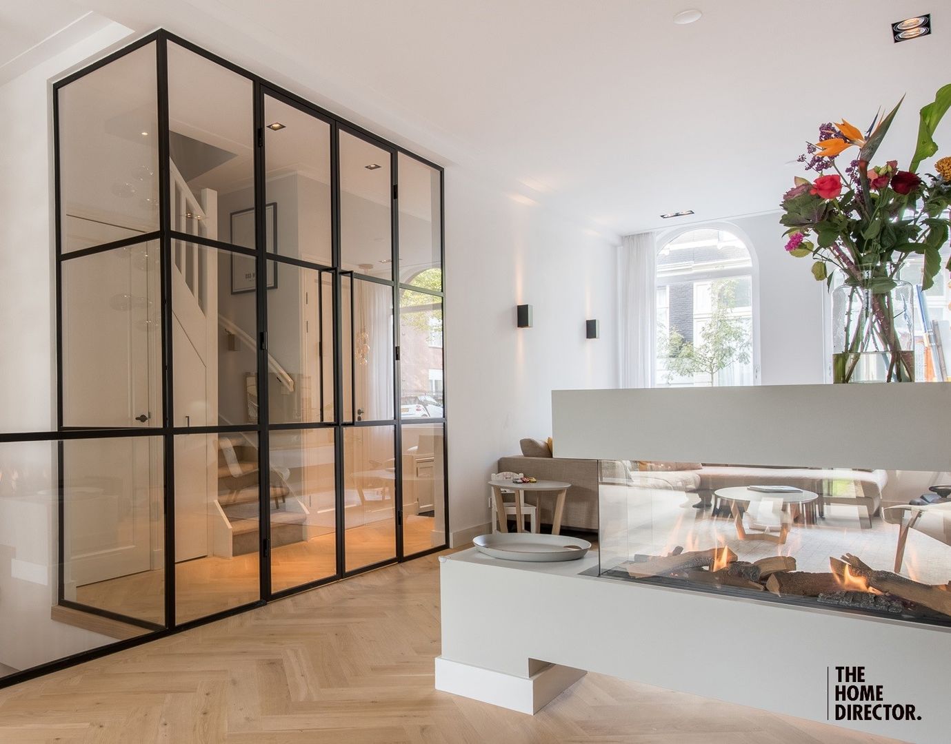 Family Home Amsterdam, The Home Director The Home Director Glass doors Iron/Steel