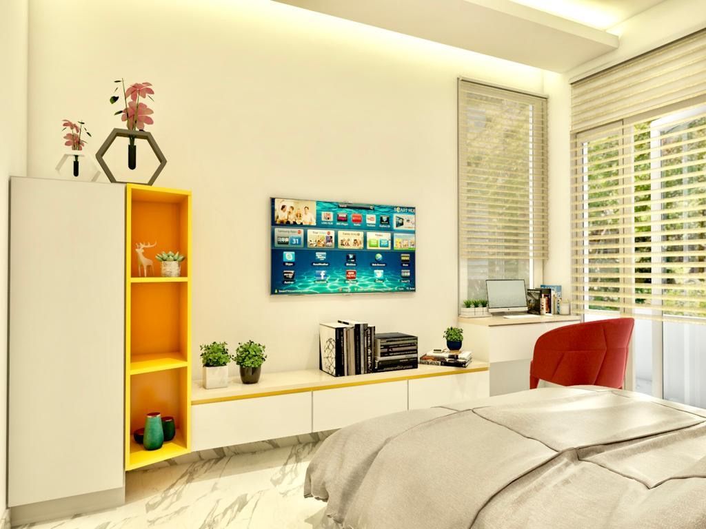 Kids Room Tv unit homify 嬰兒房/兒童房