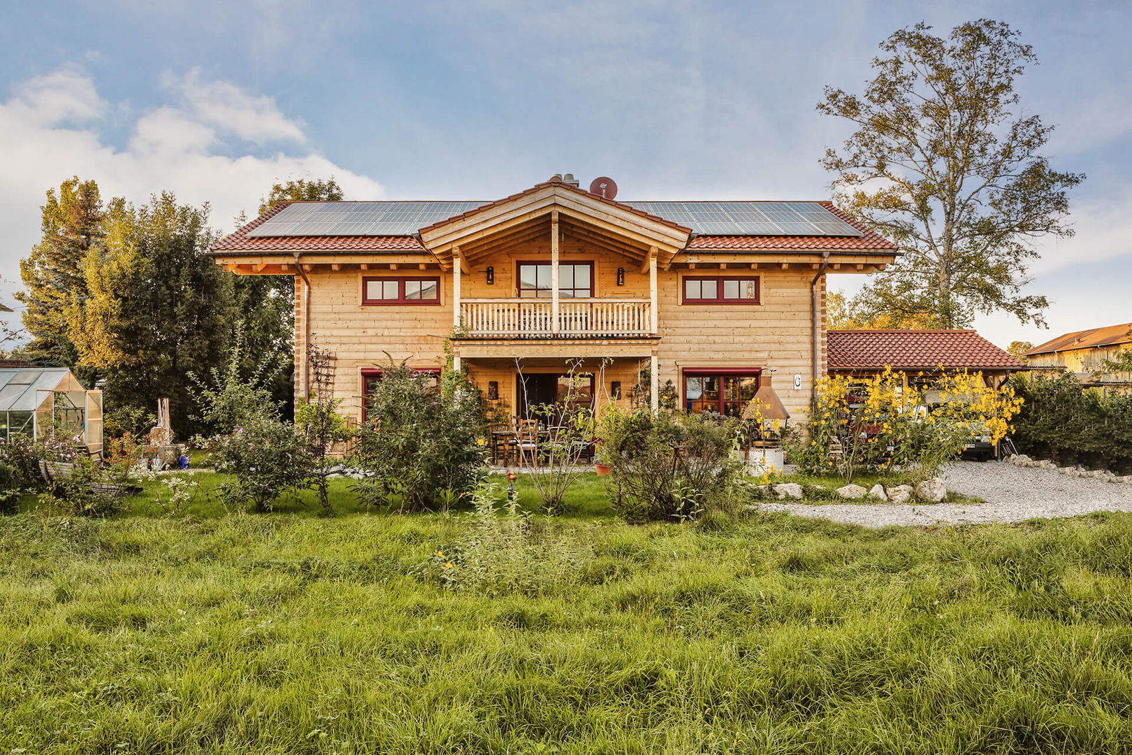 Blockhaus Innsbruck, Chiemgauer Holzhaus Chiemgauer Holzhaus Rumah kayu Kayu Wood effect