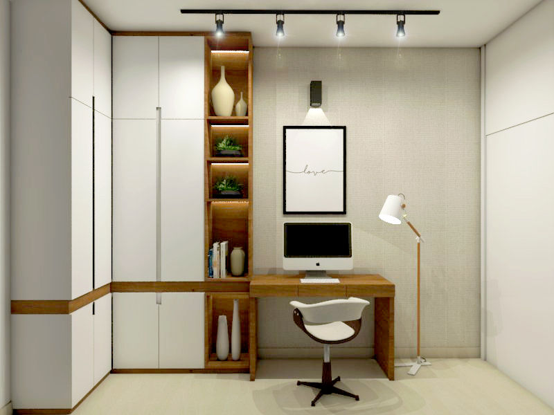 Home Office VST , AF arquitetura AF arquitetura Bureau scandinave