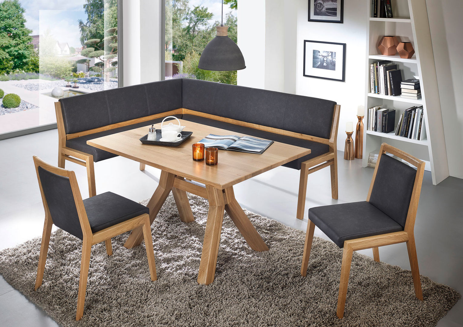 Modern und komfortabel: Eckbänke aus Massivholz, Naturnah Möbel Naturnah Möbel Modern dining room