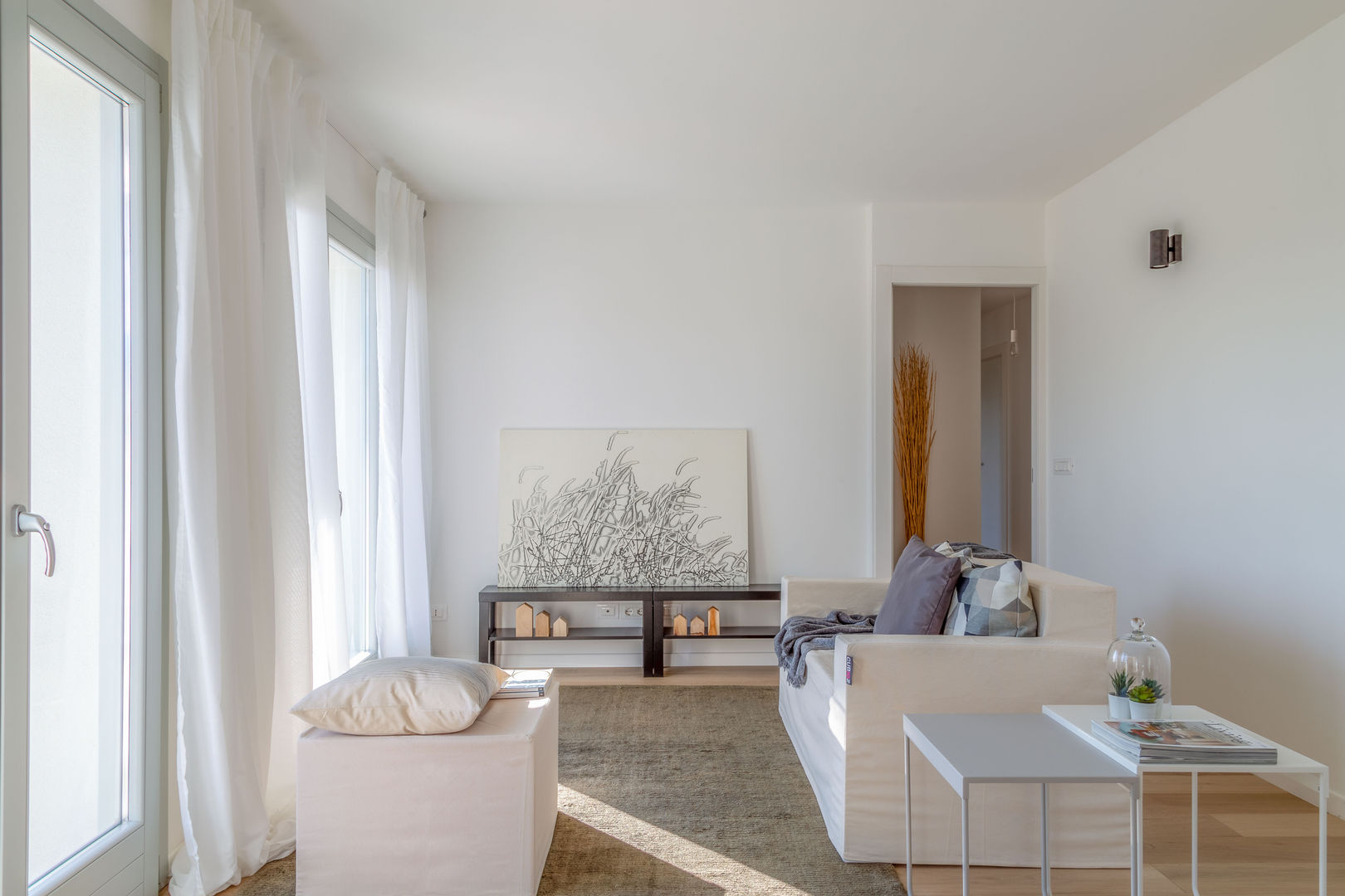 Home Staging a Trieste , Angela Baghino Angela Baghino Phòng khách phong cách chiết trung