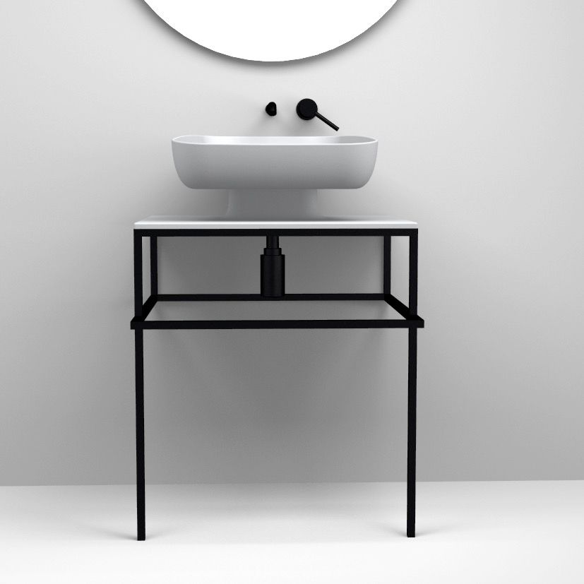 EXPO 60 grigio chiaro : lavabo da appoggio moderno in ceramica tra classico e moderno eto' Bagno moderno Ceramica lavabo in ceramica, lavabo moderno, interior design,